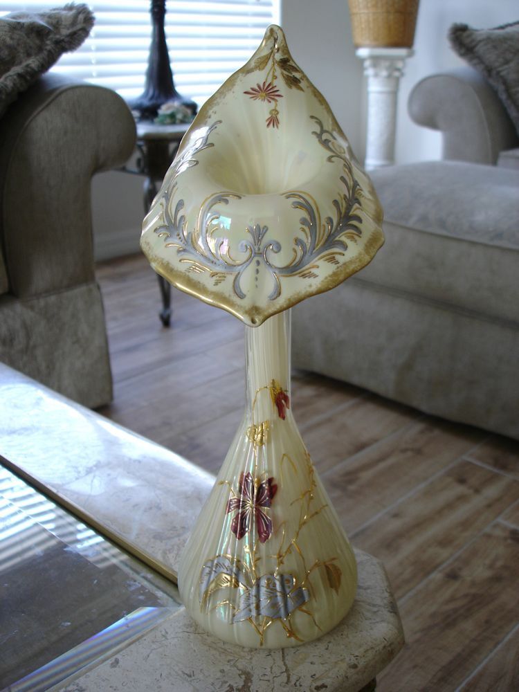 Antique Art Glass Bowl