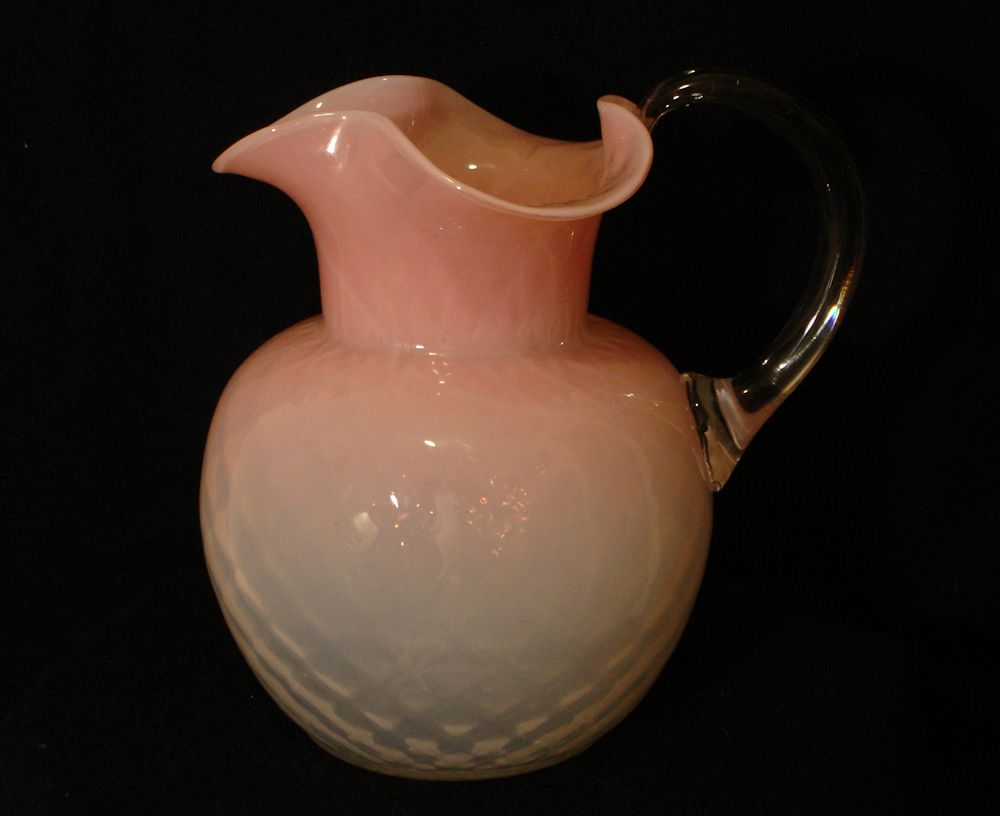 Item number: 4076 Thomas Webb Type: Art Glass Color: Pink Opalescent Victor...